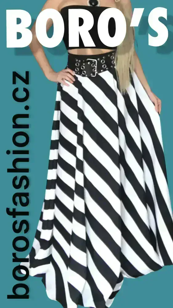 Letní dlouhá sukně BOROS - SK-L-BW001